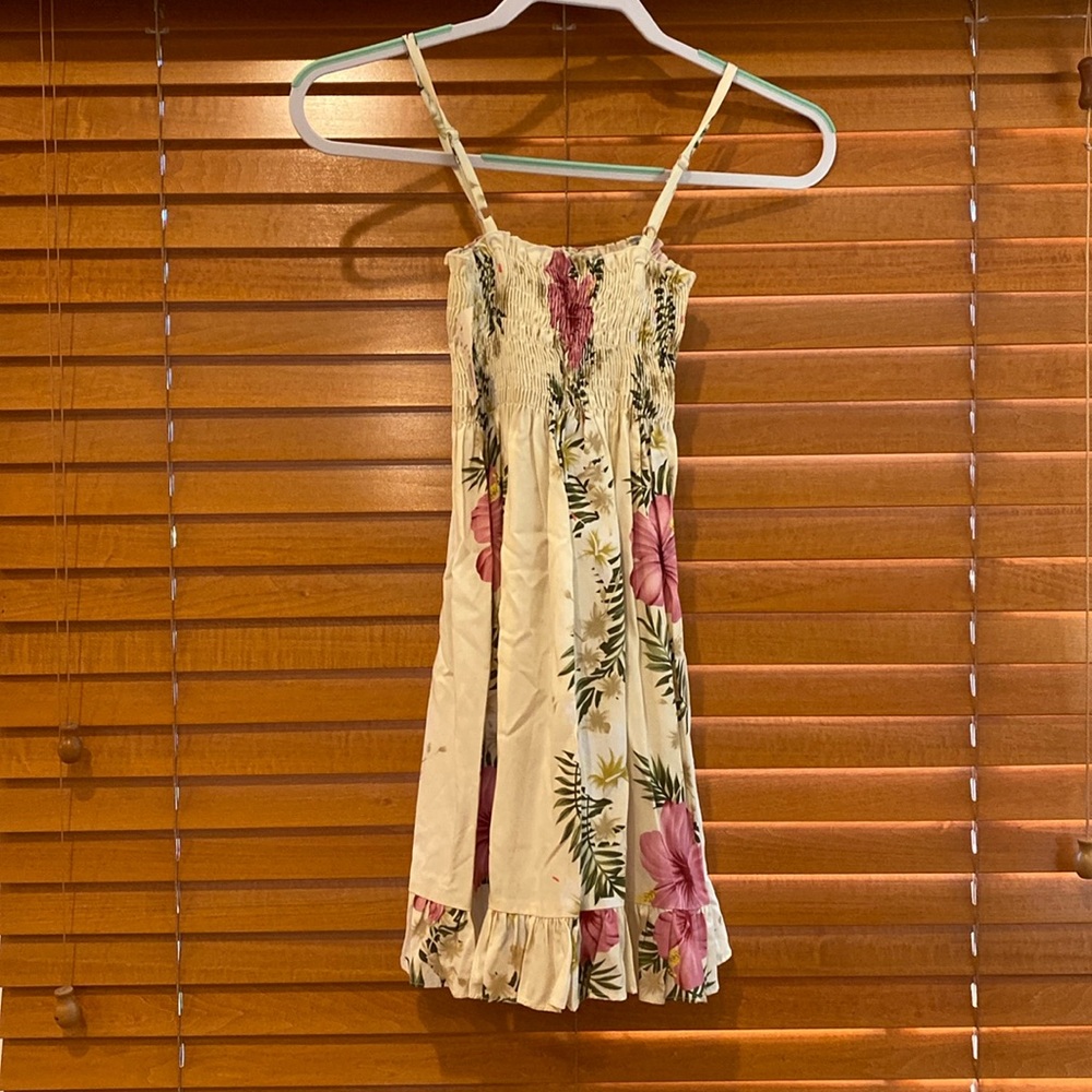 RJC Lovely Floral Sundress made in Hawaii size 7 (OL)